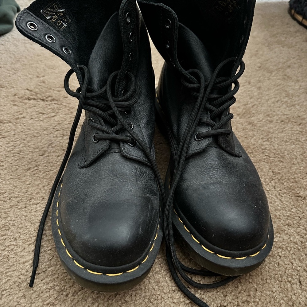 Dr. Martens Black Combat Boots